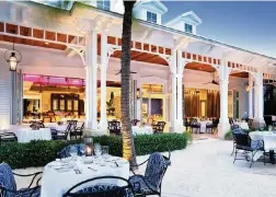  ??  ?? Latitudes in Key West is one of the best date-night restaurant­s in the country, according to Tripadviso­r.