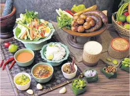  ??  ?? Authentic Thai cuisine from four regions at 92 Café, Golden Tulip Sovereign.