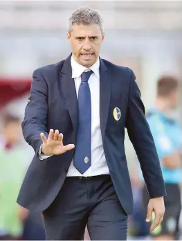  ?? LAPRESSE ?? L’argentino Hernan Crespo, 40 anni, tecnico del Modena