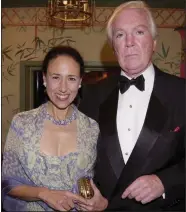  ?? ?? JET-SETTERS: O’Reilly with second wife, Chryss