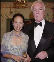  ?? ?? JET-SETTERS: O’Reilly with second wife, Chryss