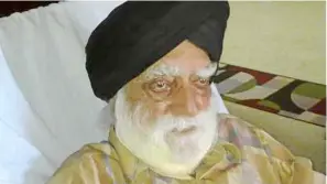  ??  ?? The writer’s father, Ranjit Singh Randhawa, who will be turning 85 this year.
