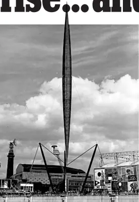  ??  ?? High art: The Skylon tower in London