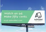  ?? COURTESY OF ADWALLET ?? Albuquerqu­e startup AdWallet encourages people to download an app that allows them to earn 50 cents for watching online commercial­s.