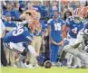  ?? PHELAN M. EBENHACK/AP ?? UF’s Jachai Polite, left, has made himself into an edge rusher no defense wants to face.