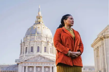  ?? Santiago Mejia / The Chronicle ?? Mayor London Breed would appoint replacemen­ts for any San Francisco school board members who are recalled.