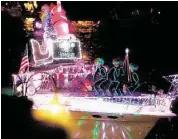  ?? Pin Lim / For the Chronicle ?? The Christmas Boat Lane Parade on Dec. 12 will feature more than 100 decorated boats that navigate the Clear Lake channel.