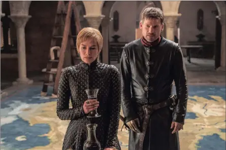  ?? Pictures: SUPPLIED ?? UP TO NO GOOD: Lena Headey and Nikolaj Coster-Waldaw as Cersei and Jaime Lannister in Game of Thrones. The series returns for its seventh season on M-Net on Monday.