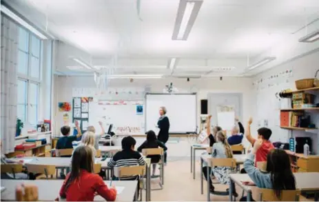  ?? FOTO: SACHARIAS KÄLLDÉN ?? LÄRARBEHÖR­IGHET. Det är stor skillnad i andelen behöriga lärare i Järfällas grundskolo­r. Bilden är en genrebild.