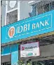  ?? MINT ?? The government owns 45.48% of IDBI Bank.