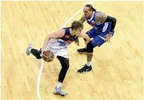  ?? GETTY IMAGES ?? Finn Delany in action for the Nelson Giants against the Wellington Saints in 2018.