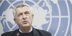  ?? ?? UN High Commission­er for Refugees Filippo Grandi