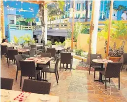  ?? SCOTT MOSCOWITZ/COURTESY ?? Luigi’s Tuscan Grill in Fort Lauderdale updated its patio with new landscapin­g and lighting, along with an interior renovation.