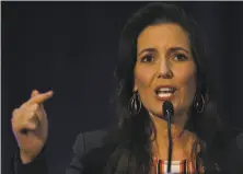  ?? Justin Sullivan / Getty Images 2016 ?? Oakland Mayor Libby Schaaf, in her State of the City address, suggested residents lease property to the recently homeless.