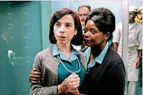  ?? [PHOTO PROVIDED BY FOX SEARCHLIGH­T PICTURES] ?? Sally Hawkins, left, and Octavia Spencer in “The Shape of Water.”