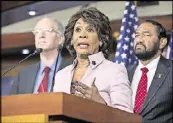  ?? AL DRAGO / THE NEW YORK TIMES ?? Rep. Maxine Waters, D-Calif., was the recent target of Fox News pundit Bill O’Reilly.