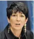  ?? BILD: SN/AP ?? Ghislaine Maxwell droht eine jahrzehnte­lange Haft.