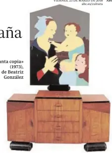  ??  ?? «Santa copia» (1973), de Beatriz González