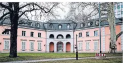  ?? RP-FOTO: THOMAS ZELGER ?? Im Hofgärtner­haus ist noch das Theatermus­eums untergebra­cht. Die Sorge, es könnte abgerissen werden, soll unbegründe­t sein.