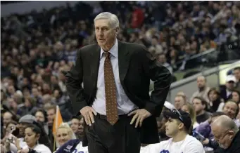  ?? AP FILE PHOTOS ?? COACHING LEGEND: The Utah Jazz reached the NBA Finals twice — 1997 and 1998 — in 23 seasons with Jerry Sloan as its head coach.