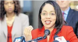  ?? JACOB LANGSTON/ORLANDO SENTINEL ?? Orange-Osceola State Attorney Aramis Ayala