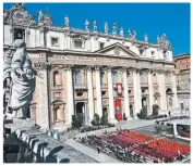  ?? TéLAM ?? HOMILíA. Se realizó ayer en la plaza San Pedro del Vaticano.