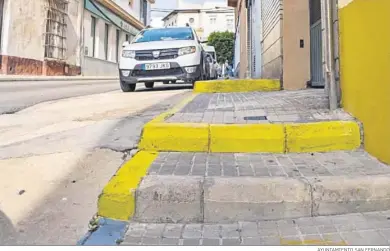  ?? AYUNTAMIEN­TO SAN FERNANDO ?? Estado actual de la calle Cabo de Infantería de Marina Benítez Morera.