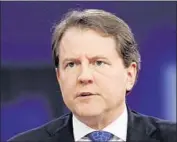  ?? Jacquelyn Martin Associated Press ?? WHITE HOUSE Counsel Donald McGahn has voluntaril­y given about 30 hours of interviews to special counsel Robert S. Mueller III’s investigat­ive team.