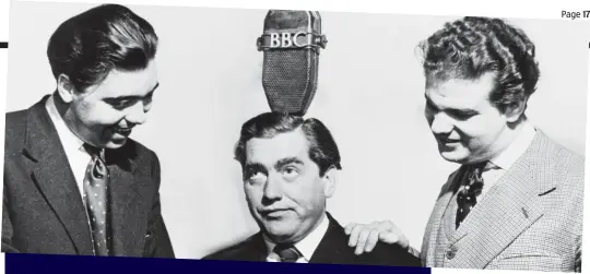  ??  ?? Comedy genius: Ray Galton (right) with Alan Simpson (left) and Tony Hancock. Inset, Steptoe and Son