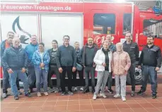  ?? FOTO: OH ?? SPD Trossingen informiert­e sich über die Situation bei der Feuerwehr.