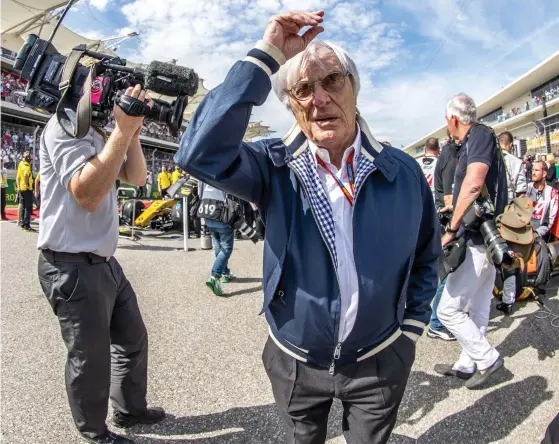  ?? FOTO: EPA/SRDJAN SUKI ?? åSIKTER. Bernie Ecclestone anser att det finns för många italienare i Ferrari för att det klassiska stallet ska kunna nå framgång.