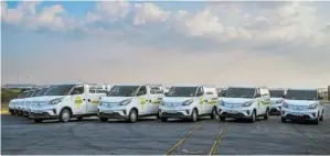  ?? Pictures: SUPPLIED ?? Woolworths has a fleet of 41 electric vehicles delivering their online food deliveries in Cape Town and Gauteng.