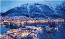  ?? ?? Tromsø, northern Norway: for two months a year the sun never rises, yet people living there tend to thrive. Photograph: Getty Images