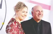  ?? EMMA MCINTYRE / AMA2017 / GETTY IMAGES FOR DCP FILES ?? Linda O’Leary, shown here with husband Kevin O’Leary, is no longer facing jail time for her alleged role in a boat crash that killed two people on an Ontario lake in August.