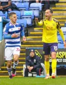  ??  ?? Dejan Tetek argues with Richard Keogh