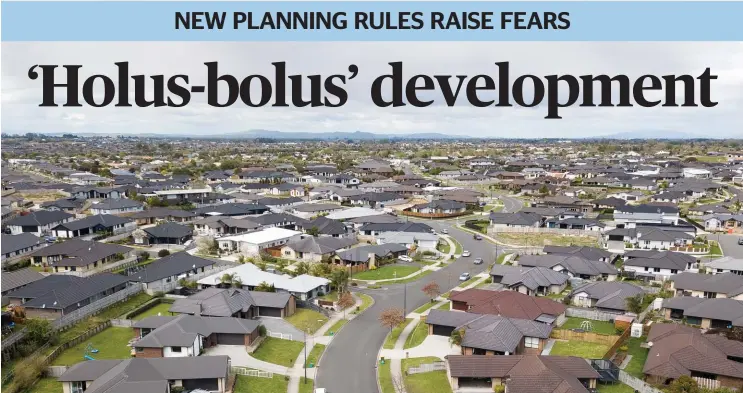  ?? ?? Large areas of Hamilton will be opened up to housing intensific­ation under the new planning rules.