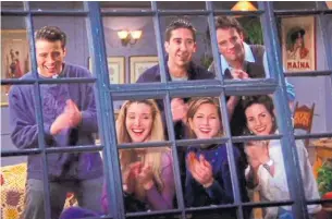  ?? WARNER BROS. TELEVISION VIA TRIBUNE NEWS SERVICE ?? The full-on “Friends” reunion fans have been clamouring for is on hold because of the pandemic.