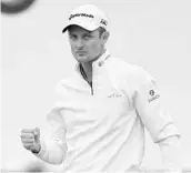  ?? DREW HALLOWELL/GETTY IMAGES ?? The day Justin Rose became No. 1 in the world was the anniversar­y of his dad’s death, a day Rose never forgets.