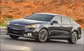  ??  ?? The 2017 Kia Cadenza has been named aTop Safety Pick Plus by the U.S.Insurance Institute for Highway Safety (IIHS).