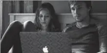  ?? CASEY CRAFFORD, WARNER BROS. ?? Alycia Debnam-Carey and William Moseley in “Friend Request.”