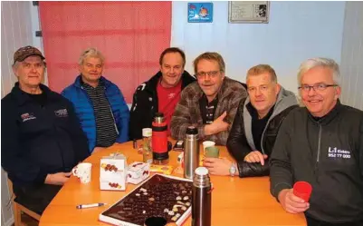  ?? FOTO: ØYSTEIN MOI ?? F.v: Terje Uleberg, Øyvind Lien, Olav Uleberg, Jostein Uleberg, Gudmund Sørli og Terje Lien.