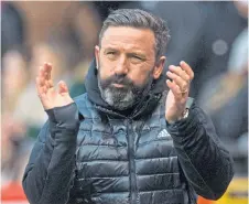  ??  ?? Aberdeen manager Derek McInnes.