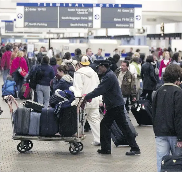  ?? BARRY WILLIAMS/GETTY IMAGES FILES ?? Atlanta-owned Hartsfield-Jackson Internatio­nal Airport has been a source of funds for municipal politics for decades, attracting some scandal amid concerns over potential bribery and corruption. The term-limited mayor’s preferred candidate, Keisha...