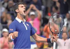  ?? ROBERT DEUTSCH, USA TODAY SPORTS ?? Novak Djokovic, above, broke Roger Federer’s serve twice in the first set en route to his second U.S. Open title.