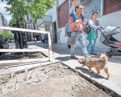  ?? Ignacio sánchez ?? Este año, se hicieron unas 18.000 obras mensuales que afectaron a las veredas