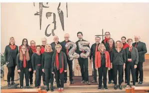  ?? FOTO: TIM OELBERMANN ?? Der Gospelchor „Good News“plant für dieses Jahr anlässlich seines 25-jährigen Bestehens drei Konzerte.