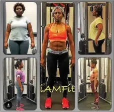  ?? SUBMITTED PHOTO - I AM FIT STUDIOS ?? Fabienne Daniel has lost about 60 pounds by gaining lean muscle with the help of I Am Fit Studios.
