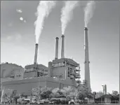  ?? Matt Brown Associated Press ?? SMOKE RISES from the Colstrip Steam Electric Station, a coal-burning power plant in Montana.