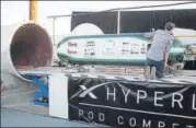  ?? GETTY IMAGES ?? A Hyperloop prototype