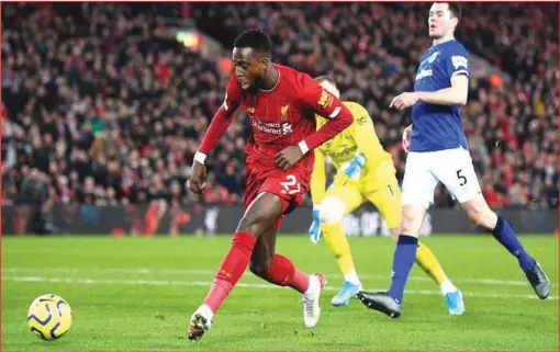  ??  ?? Divock Origi has scored regularly against Everton including in the 5-2 win last month